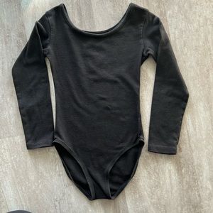 Danskin girls black longsleeve leotard  $5/25